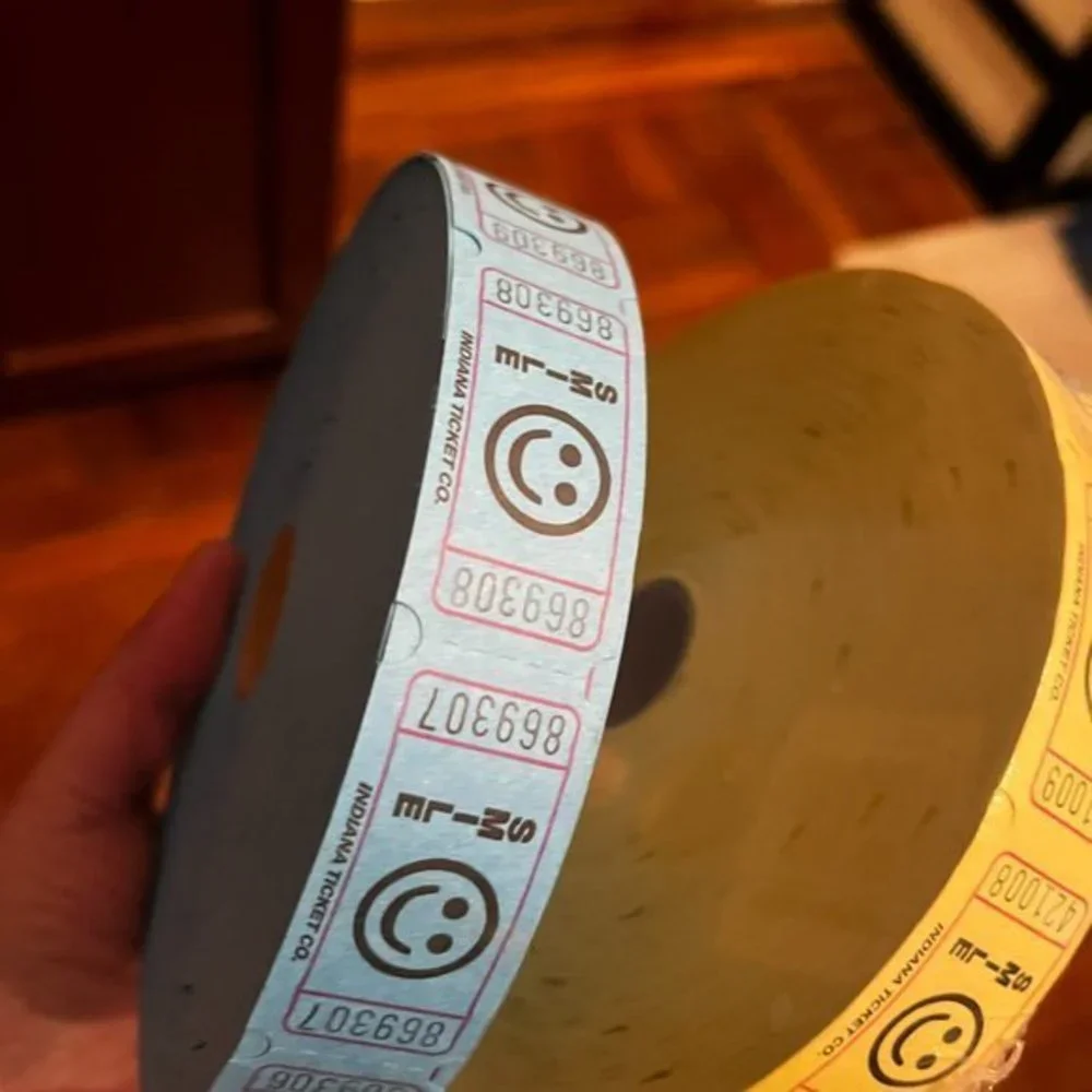 Prize Ticket Roll / Raffle Ticket Roll (2 Rolls of‎ 
